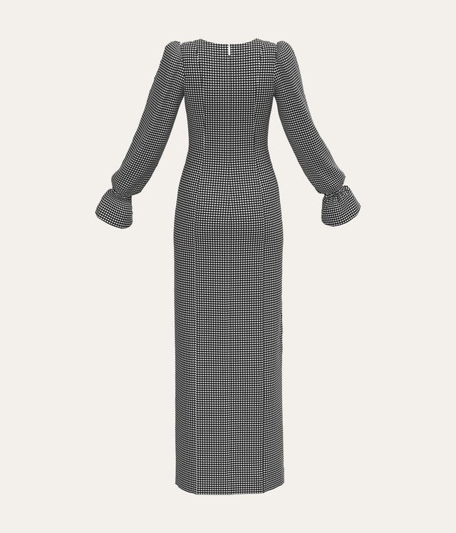 High Neck Maxi Dress