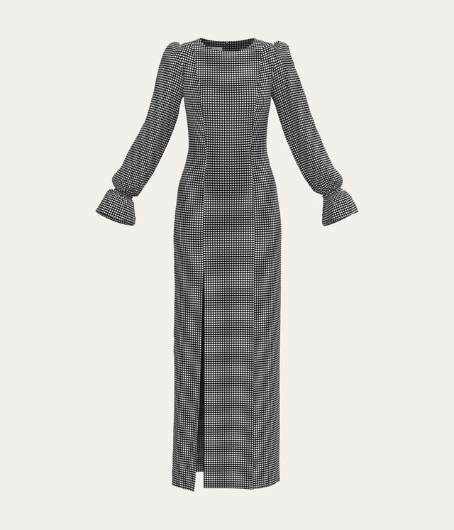 High Neck Maxi Dress