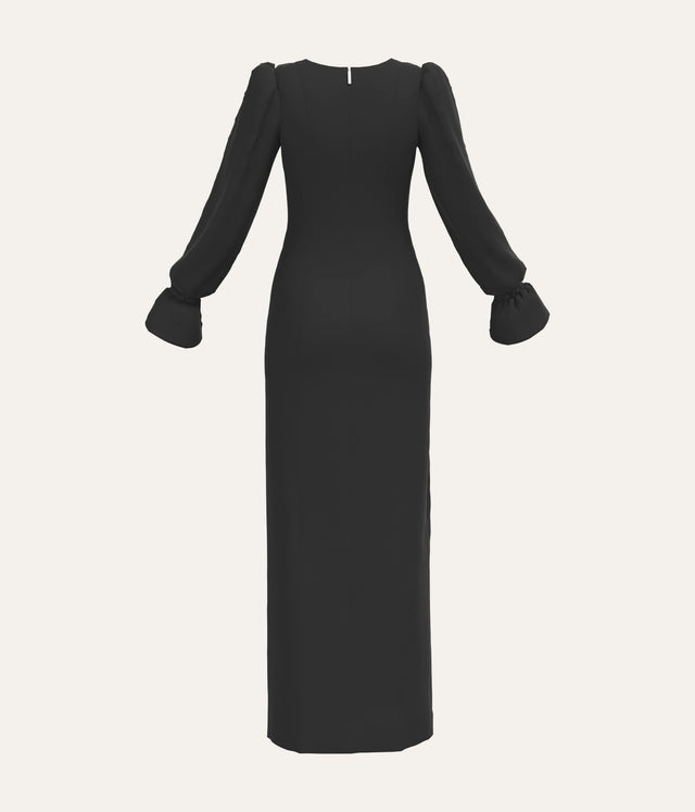 High Neck Maxi Dress