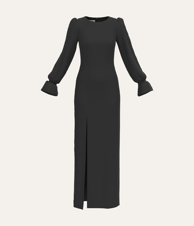 High Neck Maxi Dress