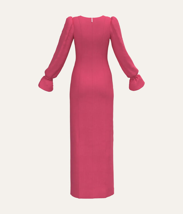 High Neck Maxi Dress