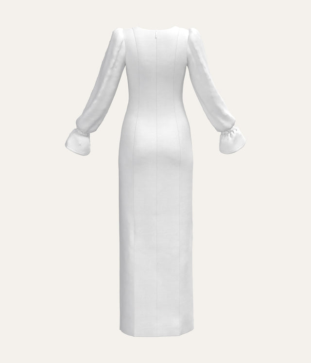 High Neck Maxi Dress