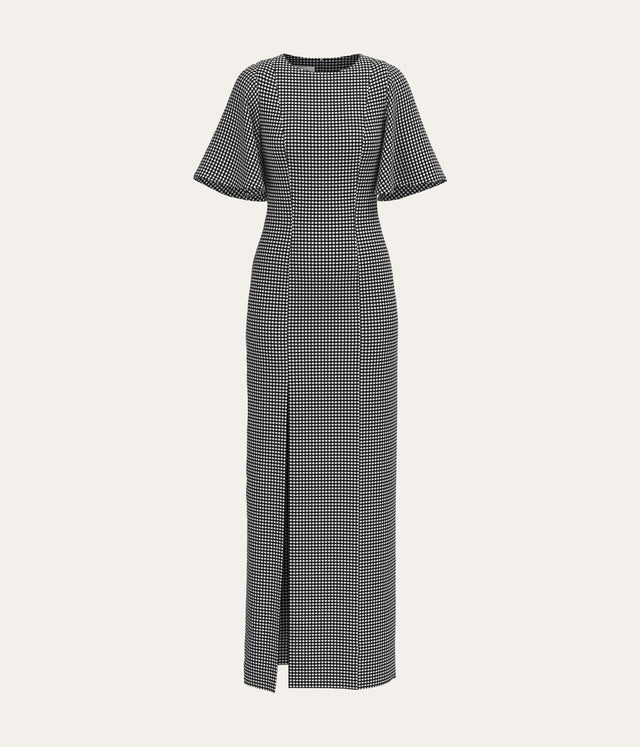 High Neck Maxi Dress