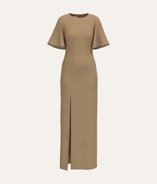 High Neck Maxi Dress