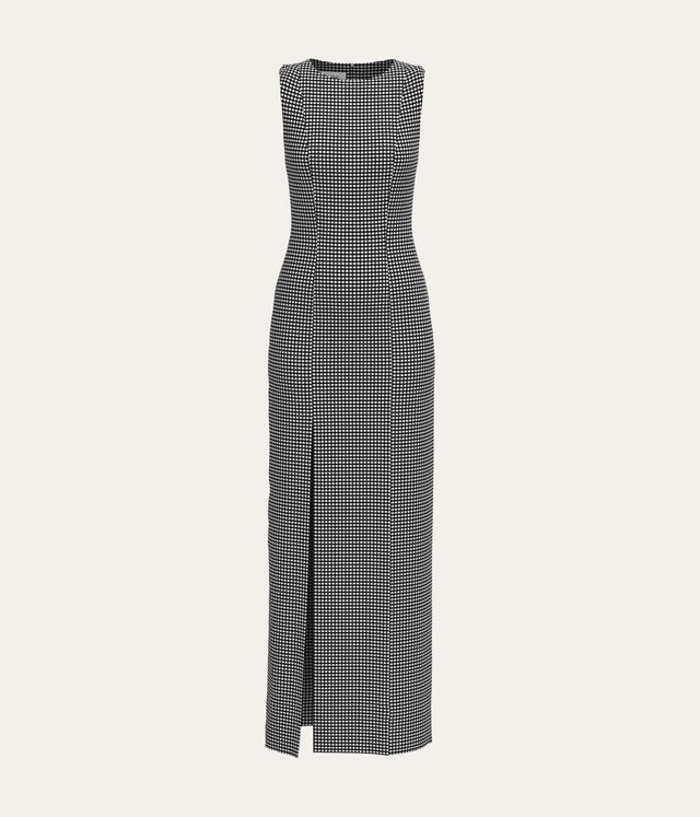 High Neck Maxi Dress