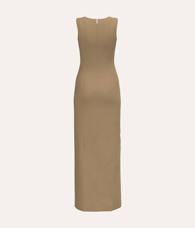High Neck Maxi Dress