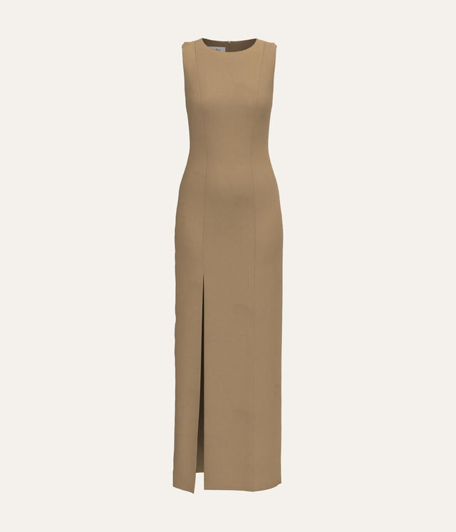 High Neck Maxi Dress