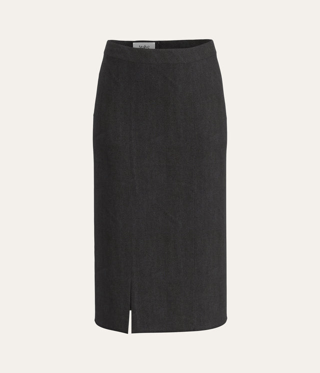 Denim Pencil Skirt
