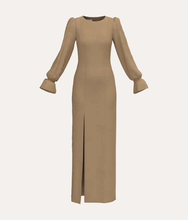 High Neck Maxi Dress