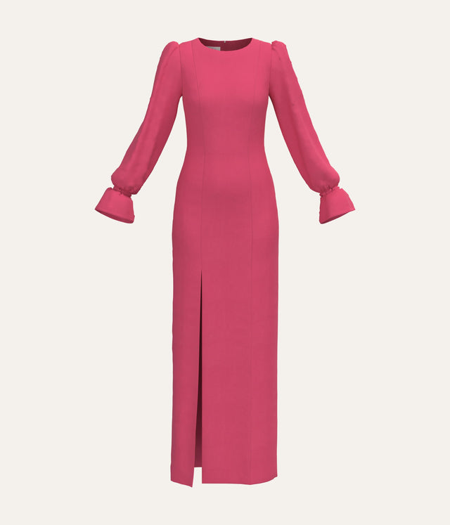 High Neck Maxi Dress