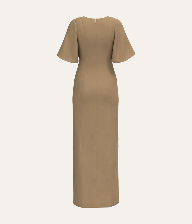 High Neck Maxi Dress