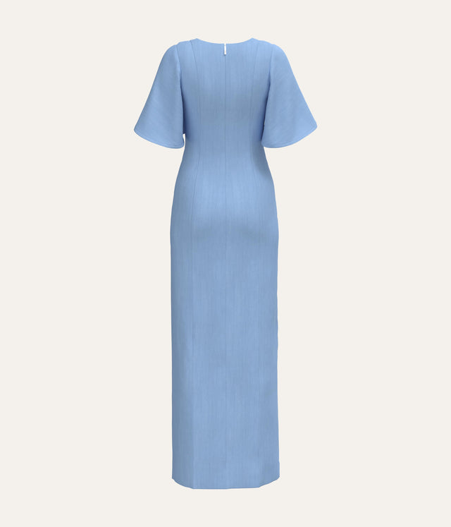 High Neck Maxi Dress