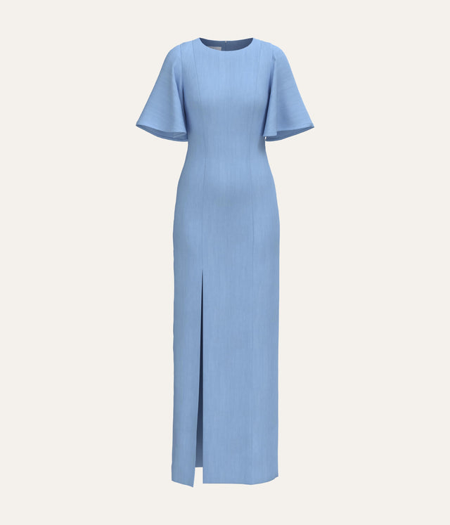 High Neck Maxi Dress