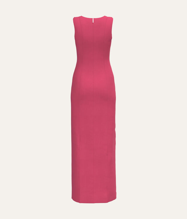 High Neck Maxi Dress