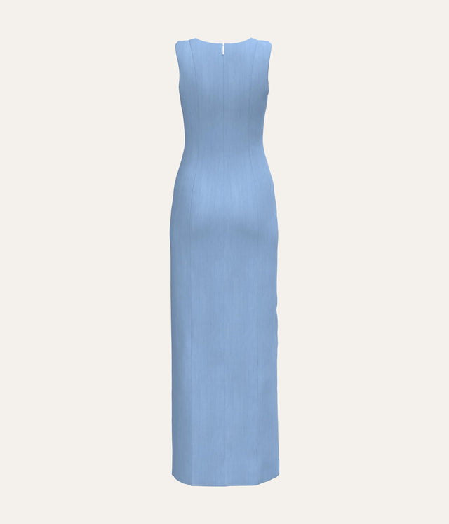 High Neck Maxi Dress