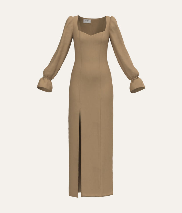 Sweetheart Neck Maxi Dress